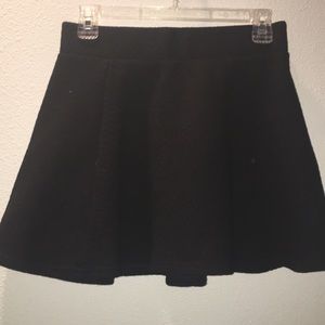 Black winter skirt